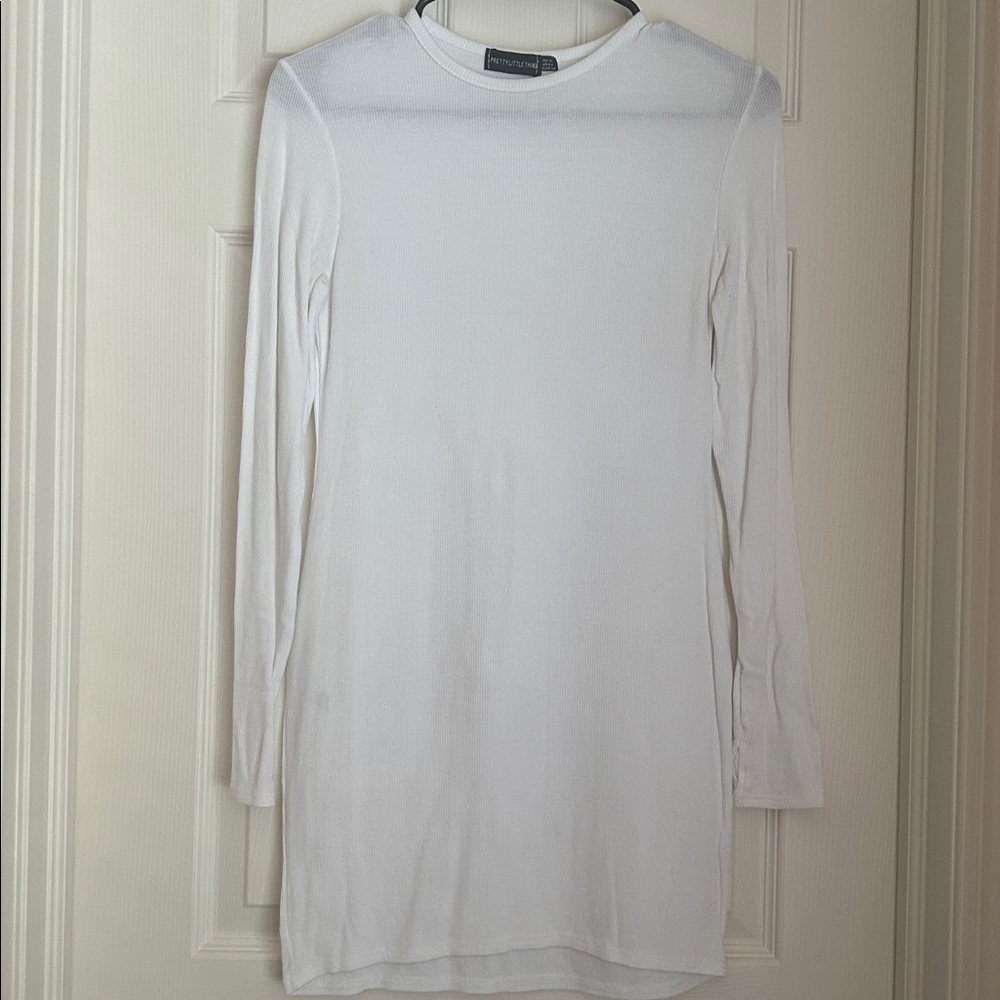 PrettyLittleThing Classic White dress